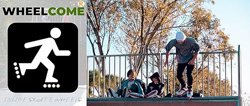 Miniatura 8 de Ruedas de Patinaje en Línea para Exteriores e Interiores, Ruedas de Patín de Hoquey sobre Rodillos de 85a con Rodamientos ABEC-9 para Scooter,