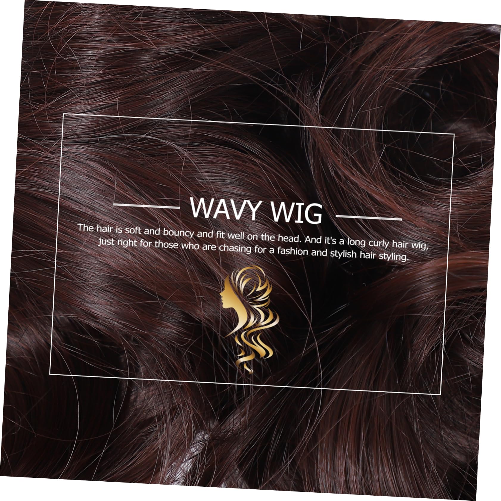 minkissy Elegant Long Curly Wig Hat Wavy Wig -piece Hat Hair Extension Warm for Cold Days