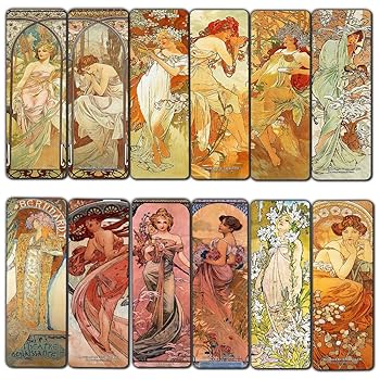 Amazon | ヴィンテージブックマークカード - アルフォンス