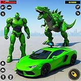 Dino Robot Car Transform Game – Monster Truck Rampage