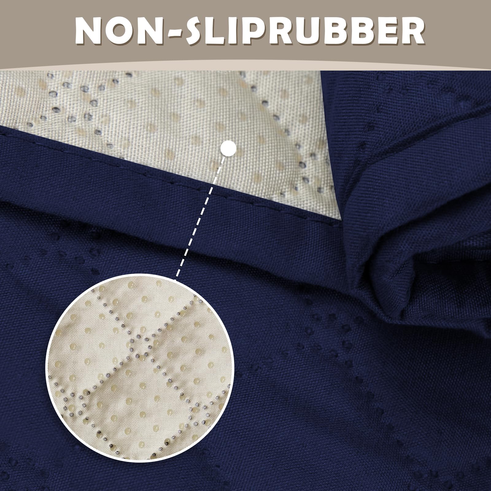 Lydevo Copridivano Impermeabile Copridivano 4 Posti con Braccioli per Animali Salvadivano Antigraffio Copridivano Trapuntato per Gatto Cani,Blu marino