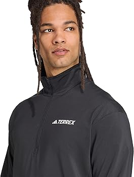 adidas Men's Terrex Multi Climawarm Half-Zip Tech Fleece Hiking