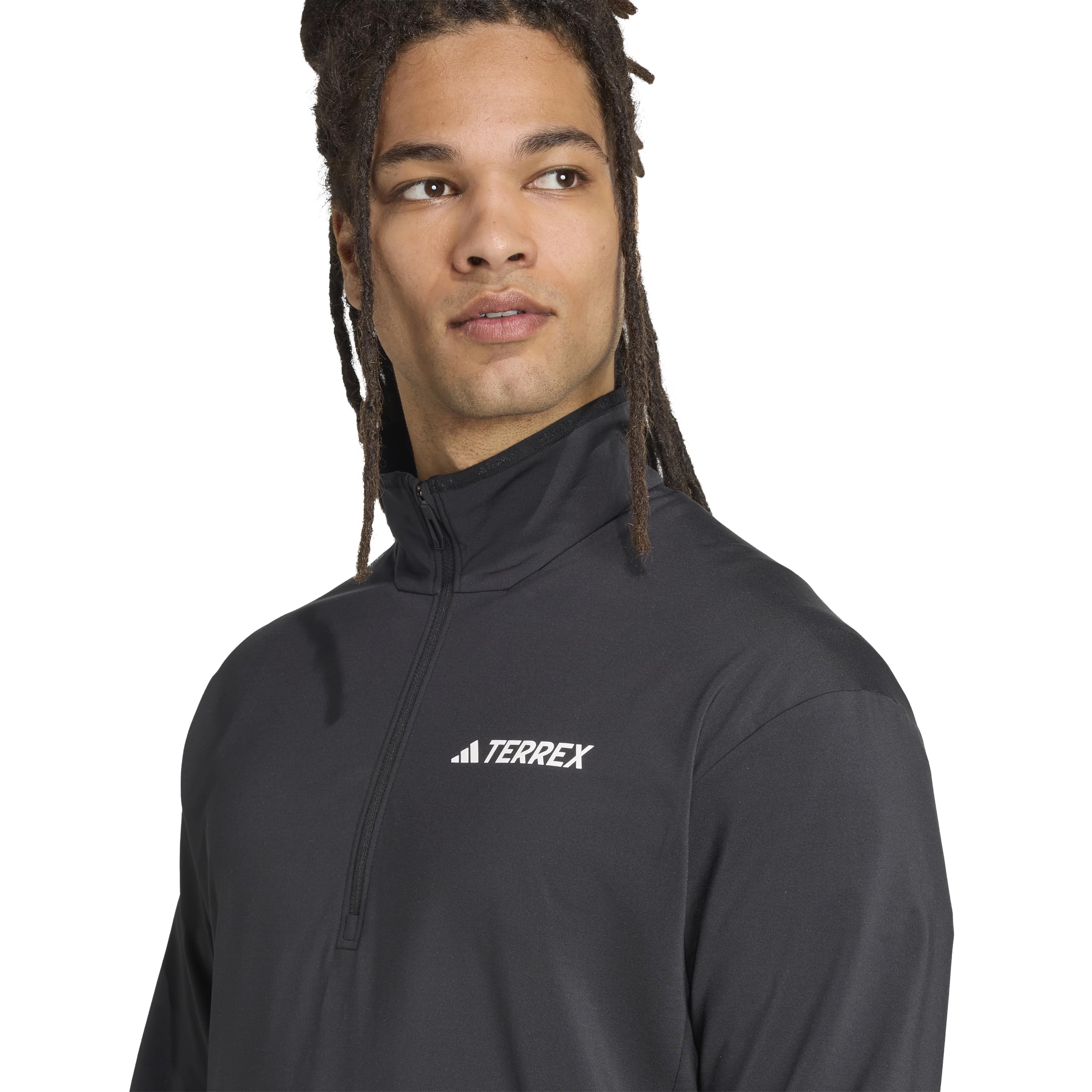 adidas Hombre Terrex Multi Climawarm Half Zip Tech Fleece Jacket