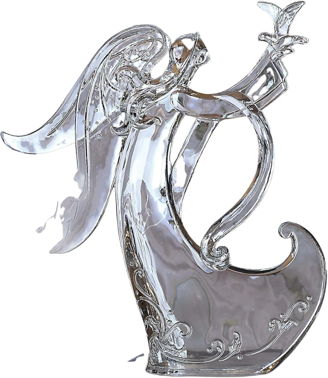 Icy Giftware Winged Angel with Floral Dress Christmas Figurines - 11" - Set of 6