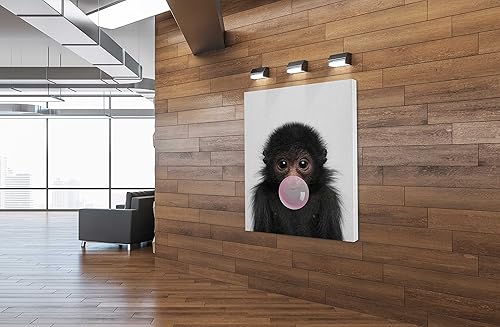 Miniatura 4 de SpiritualHands Animals Blowing Bubble Gum Wall Art for Farmhouse Bathroom Decor Animal Print Classroom Decor Animal Theme Nursery Decor Bubble Gum