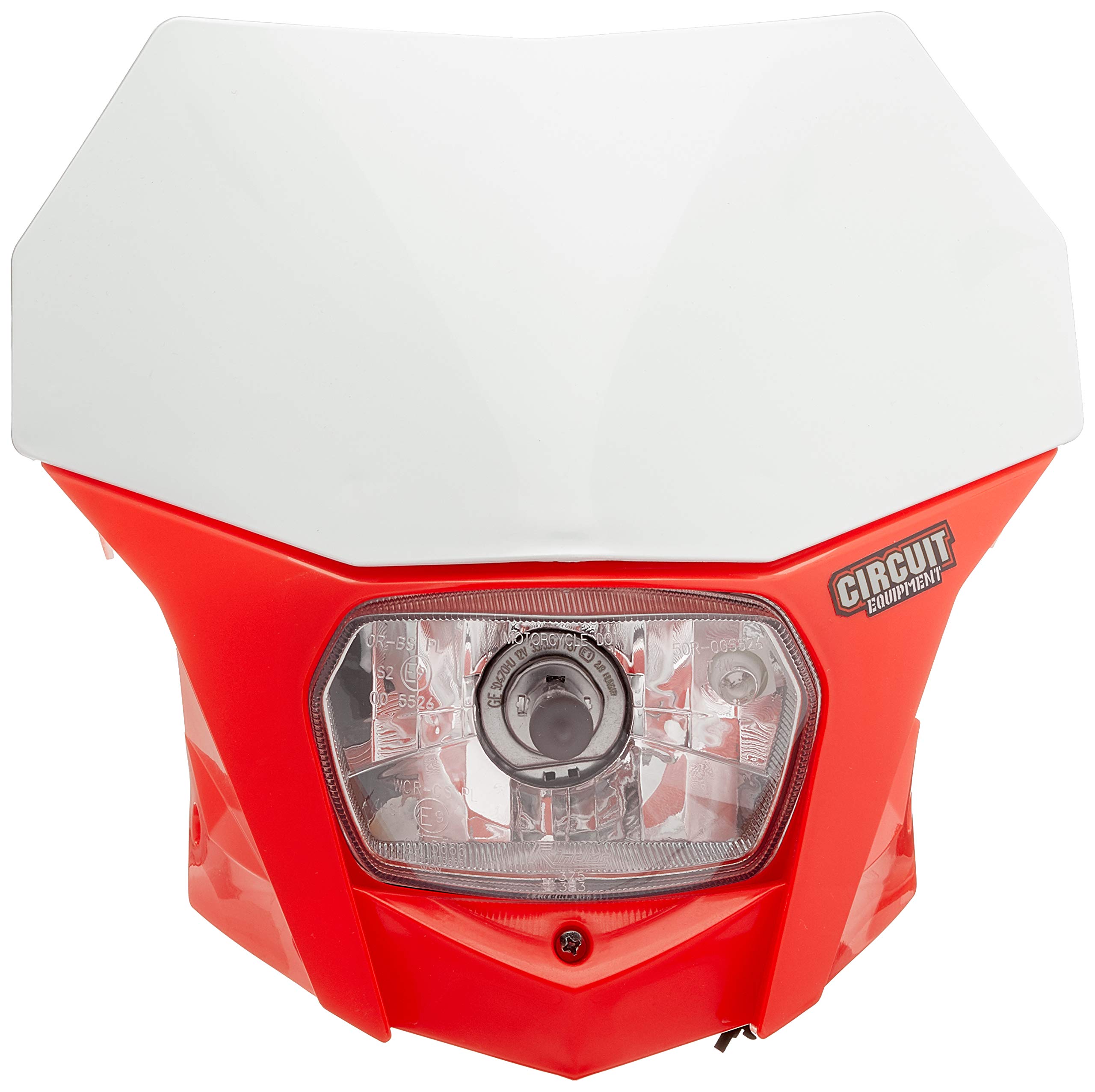 Circuit Equipment HL020-2A2 Headlight Bagus Pp/Pp Fluor Red/White