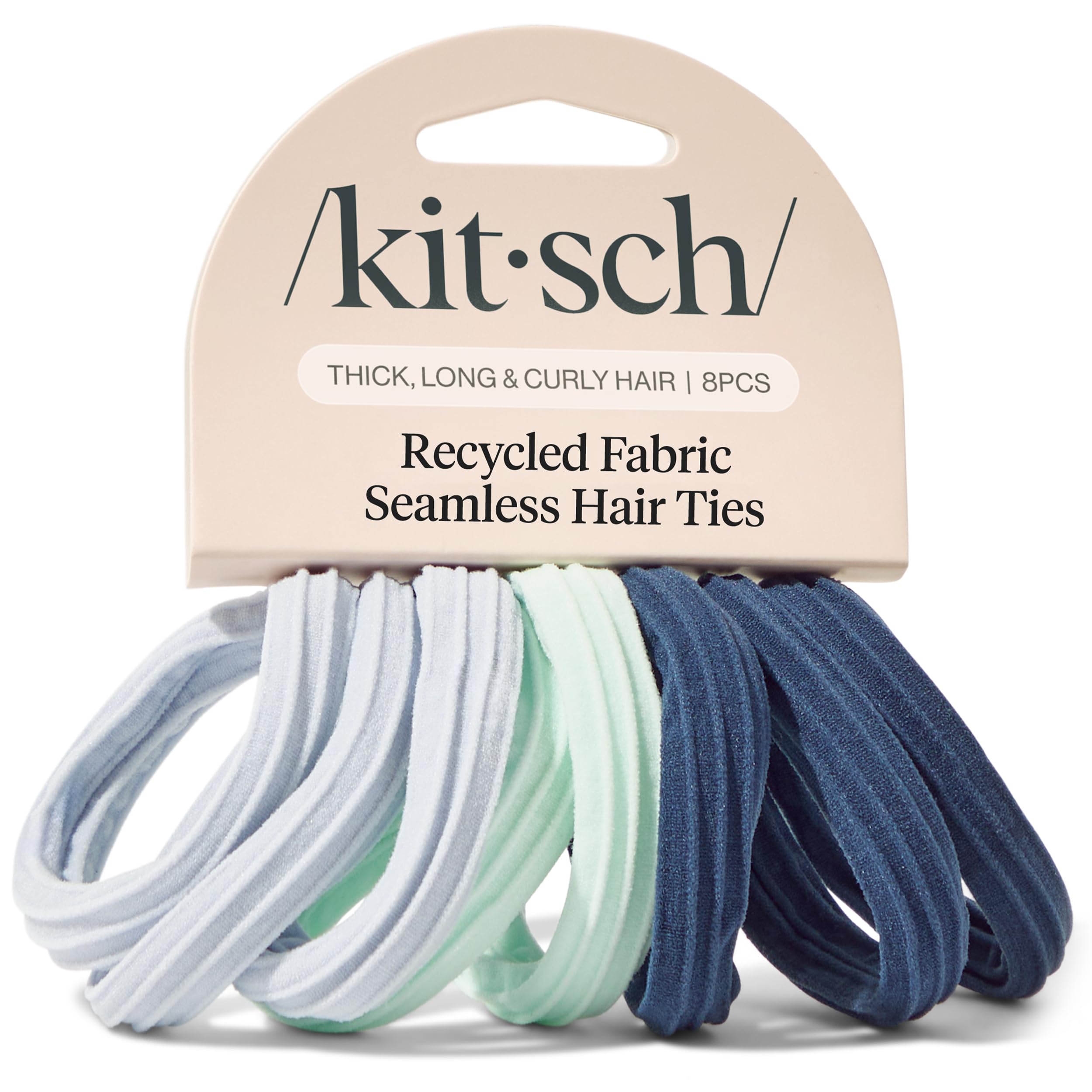 Amazon.com : Kitsch Seamless Hair Ties No Damage - Stretchable