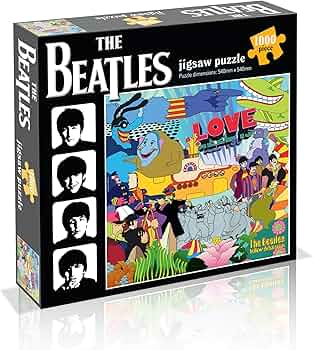 未使用　ビートルズ Beatles ジグソーパズル　5種類セット 缶 箱 未使用 ビートルズ Beatles ジグソーパズル 5種類セット 缶 箱