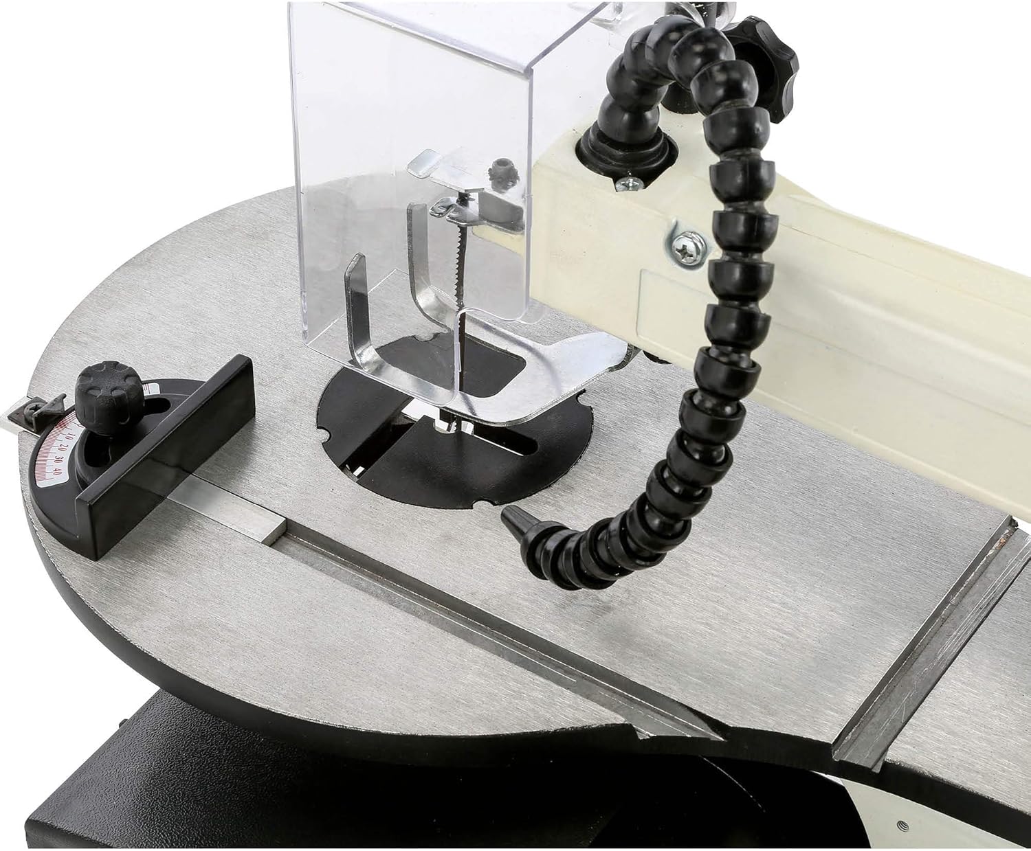 Greatest Product Shop Fox W1872 16 VS Scroll Saw with Foot Switch, LED, Miter Gauge, Rotary Shaft