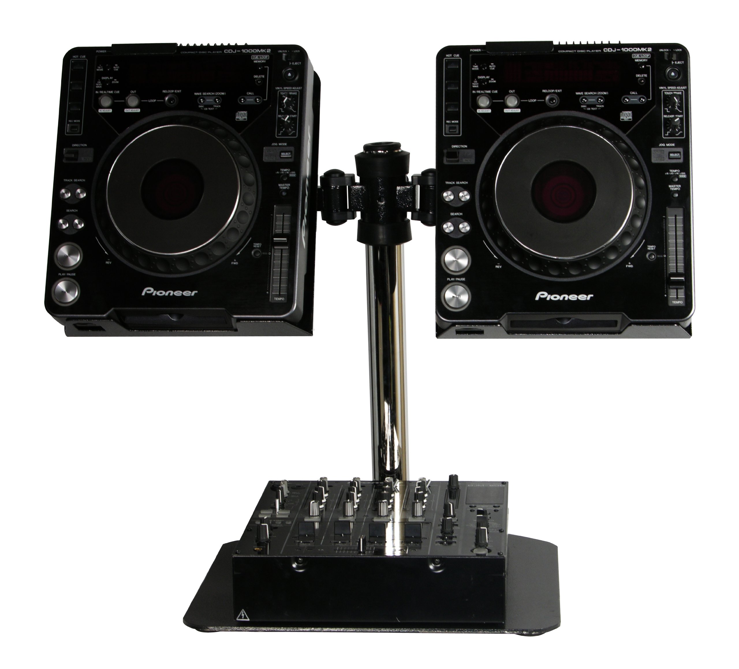 Odyssey LCDJSPDB L-Evation Dual Pioneer Cdj-1000 Plate Stand With 