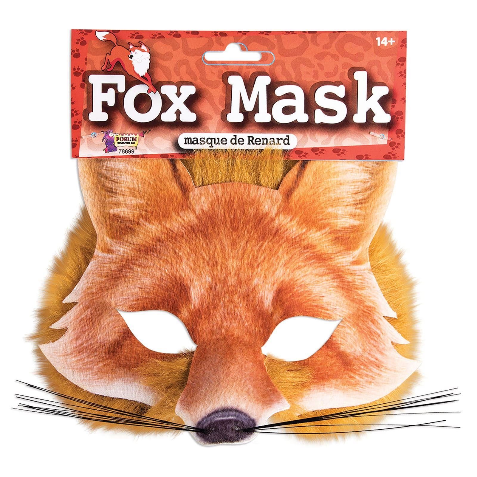 Adult Kids Mr Fox Realistic Fake Fur Mad Hatter Tea Fancy Dress