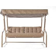 Rehome Gondola | Triple Metal Swing | Cappucino |