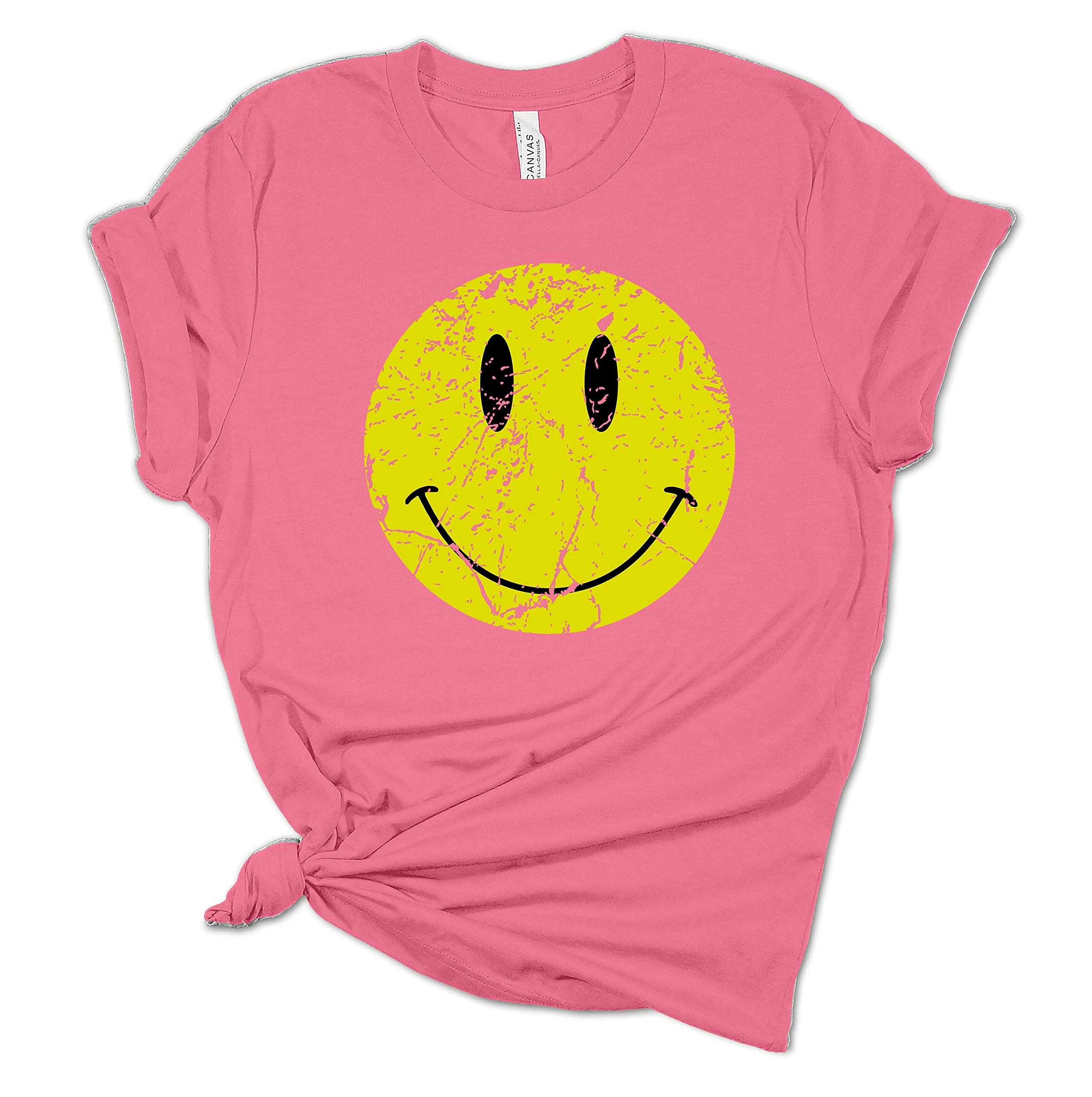 【2plan】Love smile printing short sleeve t-shirt Smile-II-T-Shirt-graphic-tees-