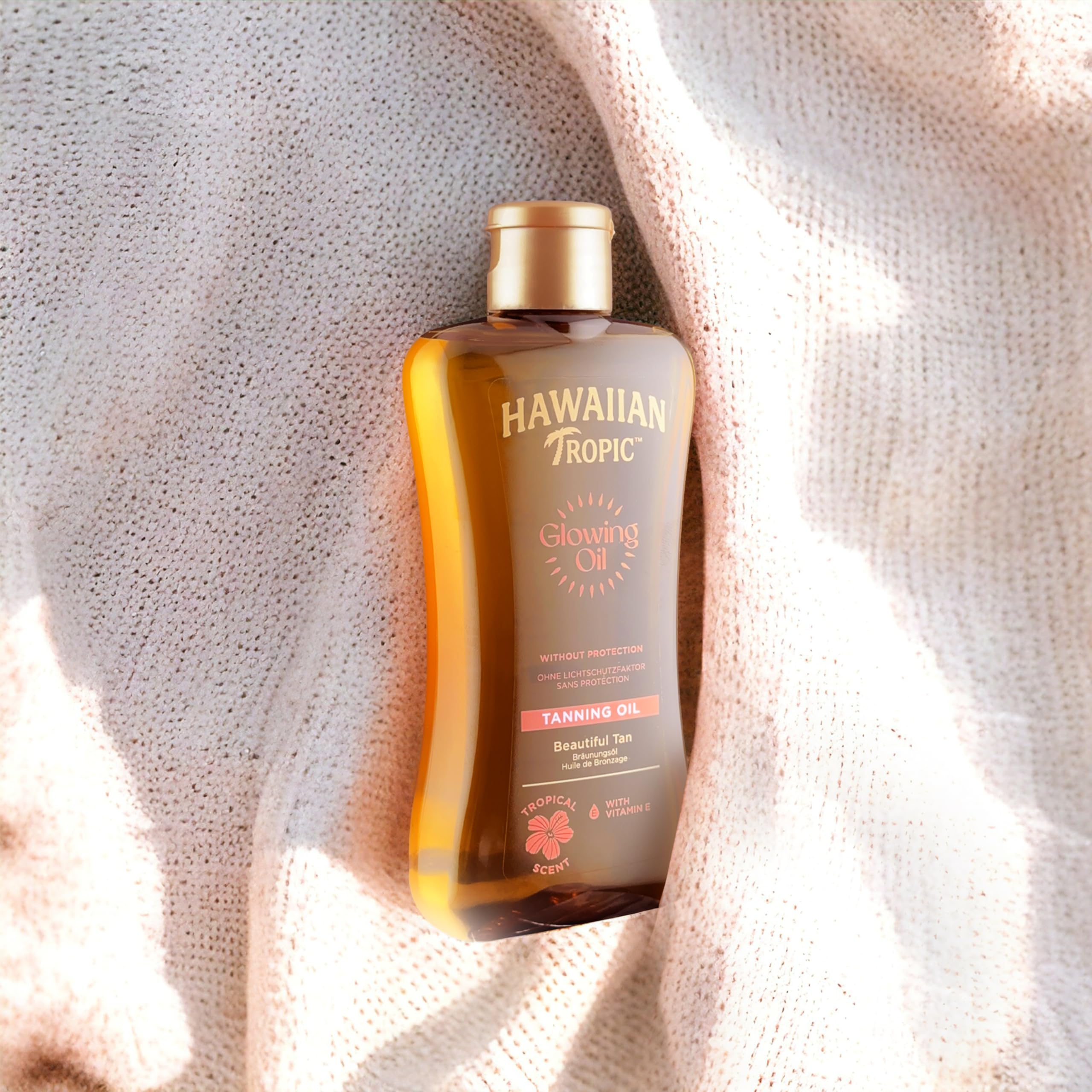 Hawaiian Tropic Glowing Tanning Oil, 200ml