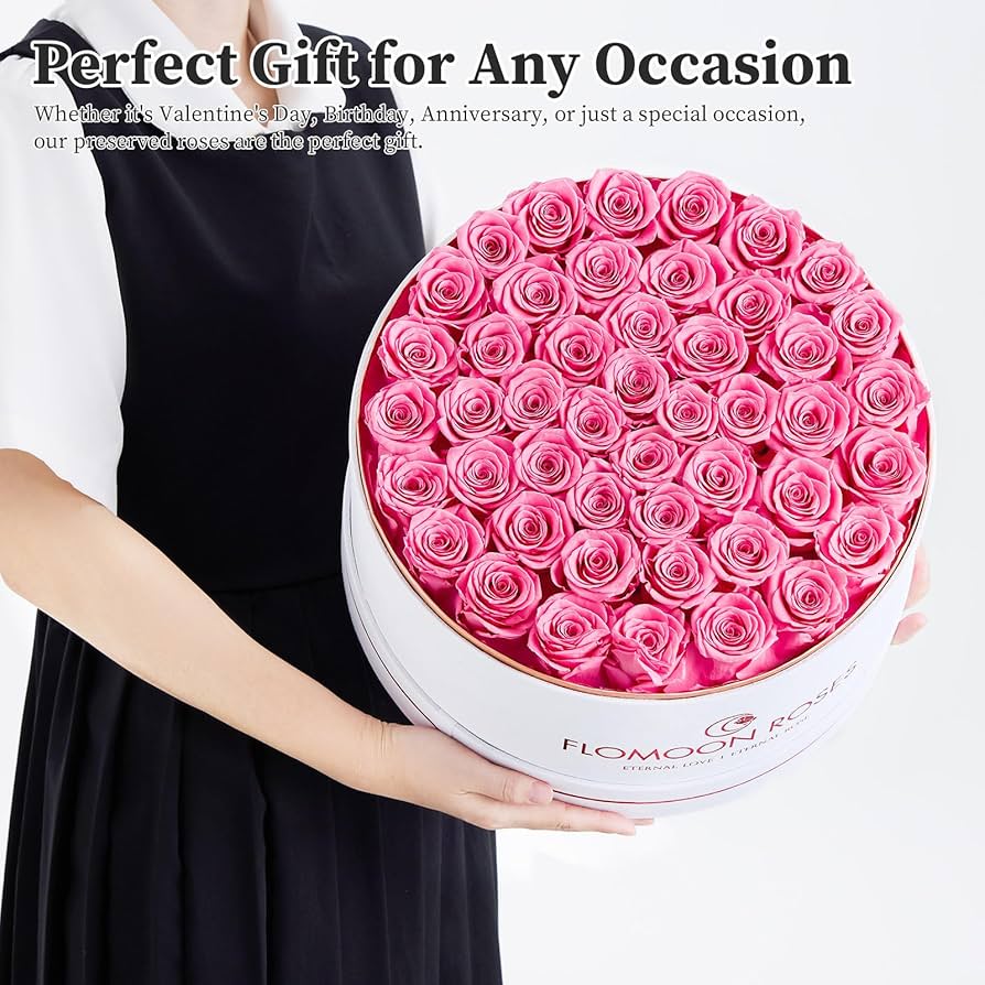 完売‼️ ALL ROSES LIVING PROOF Dash  Amazon.com: Flomoon Preserved Roses 47-Piece Real Forever
