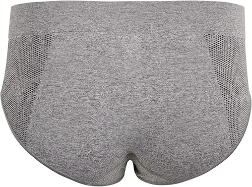 Miniatura 6 de Reebok Bragas hipster para mujer, paquete de 5 unidades de ropa interior elástica sin costuras con cintura relajada sin etiqueta (S-XL)