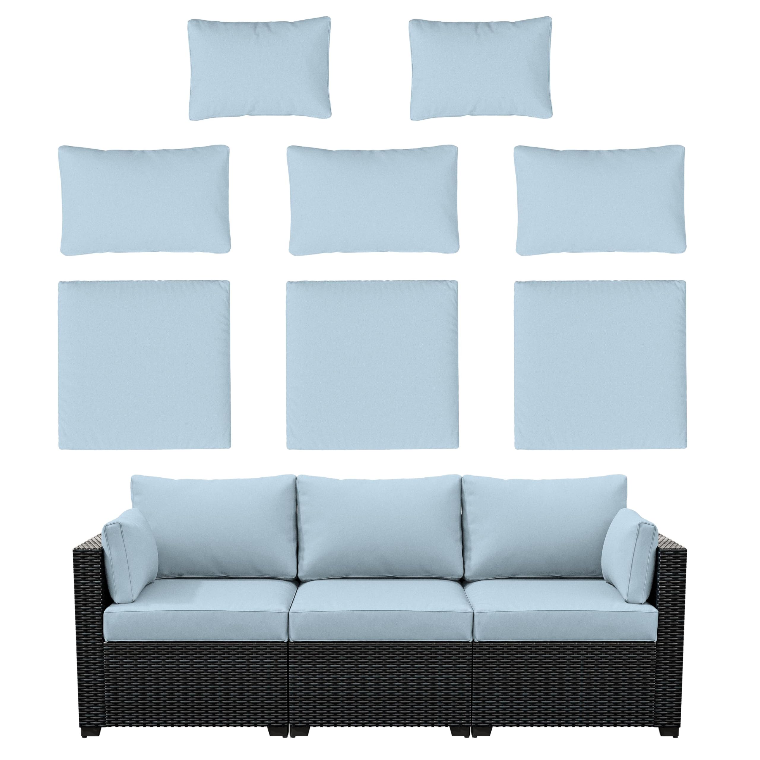 Photo 1 of Kimunuk 8-Piece Outdoor Cushion Slipcovers Set