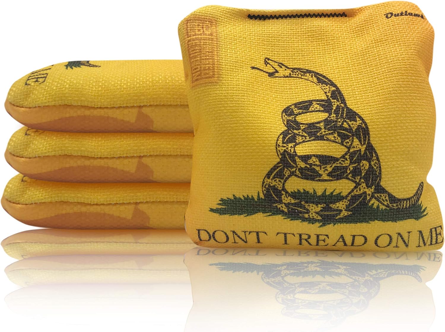 Local Bags New 2021 PRO Cornhole - Outlaw Series - Set of 4 Bags- ACL PRO Double Sided Professional Bags - Slow Side/Go Side Made in USA