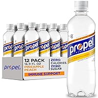 Vista 11 de Propel - Bebida de apoyo inmunológico con vitamina C y Zinc, paquete de 3 sabores surtidos, 12 botellas de 16.9 onzas líquidas