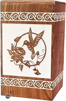 Wooden Urns For Adult Ashes Cremation Urns Wooden Urn Box For Human Ashes Tree Of Life Urns for Human Ashes Adult