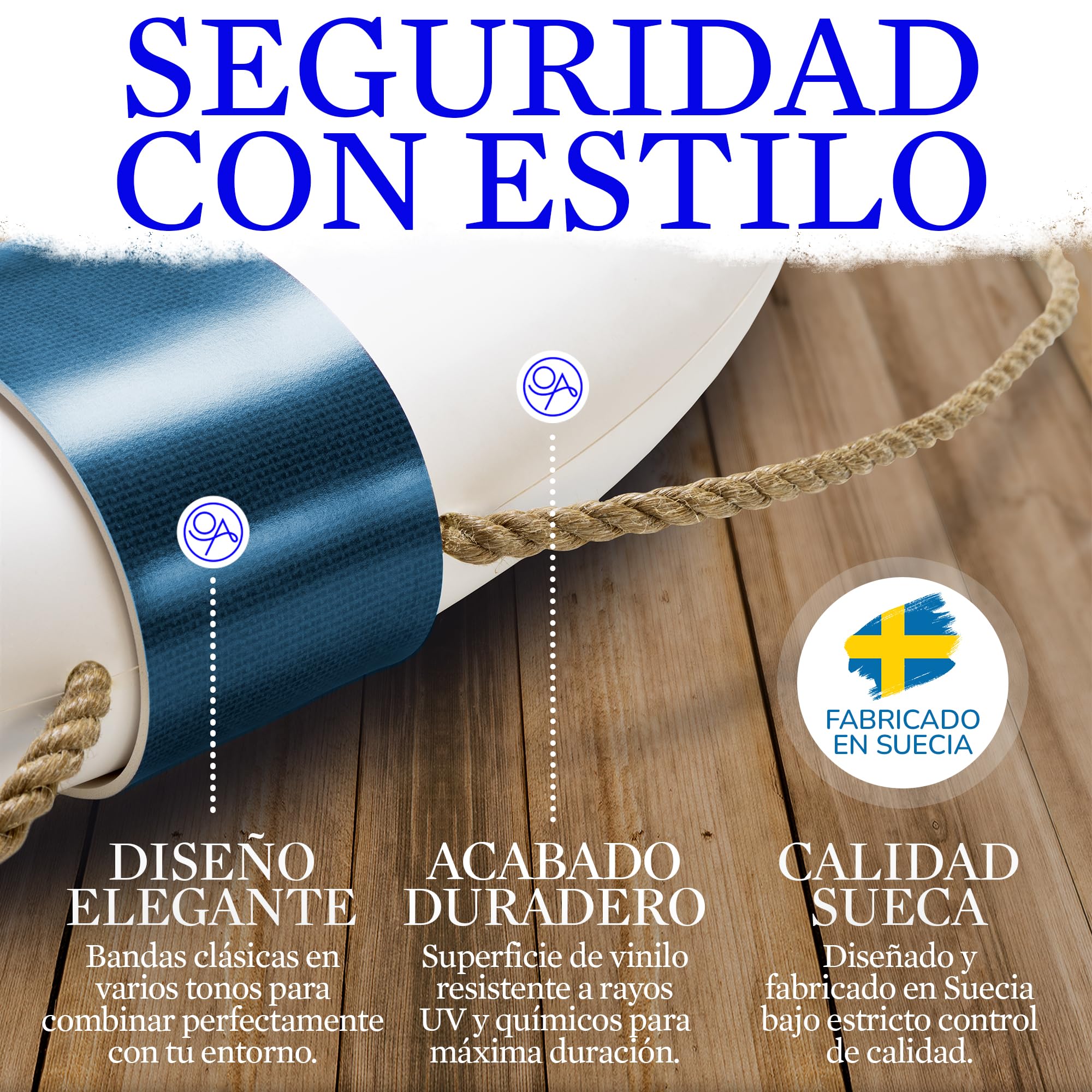 Aro Salvavidas Kattegatt Marrón – El Accesorio definitivo para la Piscina