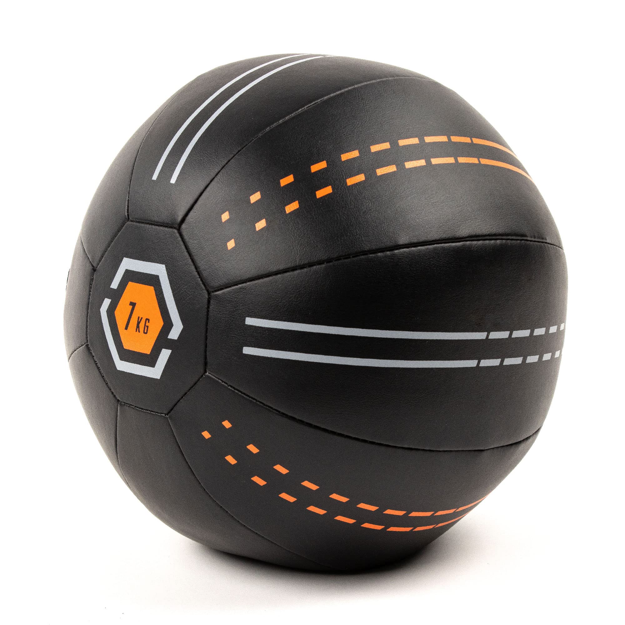 Phoenix Fitness Wall Ball - Heavy-Duty Slam Ball for Strengthening Core Muscles and HIIT Workout - Ideal for Home, Gym, Boxing, Studio - Weight: 7kg