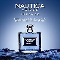 Vista 4 de Nautica Voyage Intense Eau de Toilette de 1.6 onzas líquidas (paquete de 1), notas de vetiver, cuero ahumado, mimosa, fragancia para hombre, larga