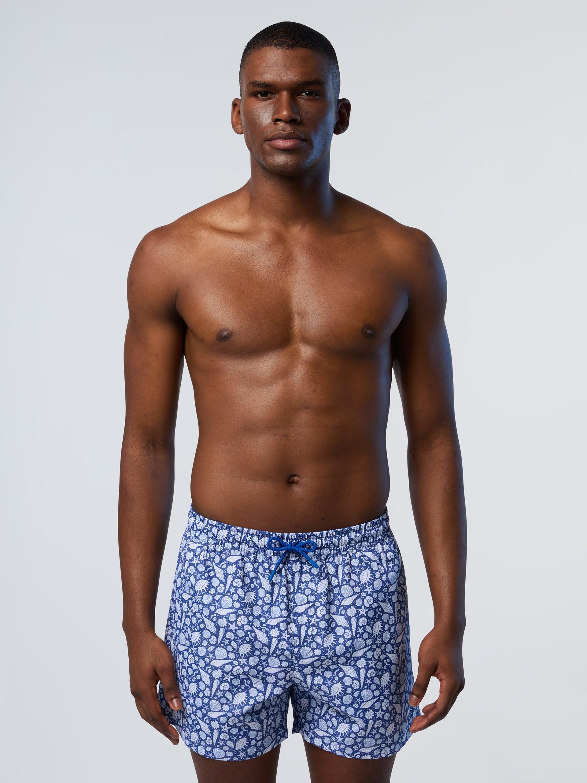 NORTH SAILS Boxer Mare Uomo in Poliestere Riciclato con Stampa Grafica