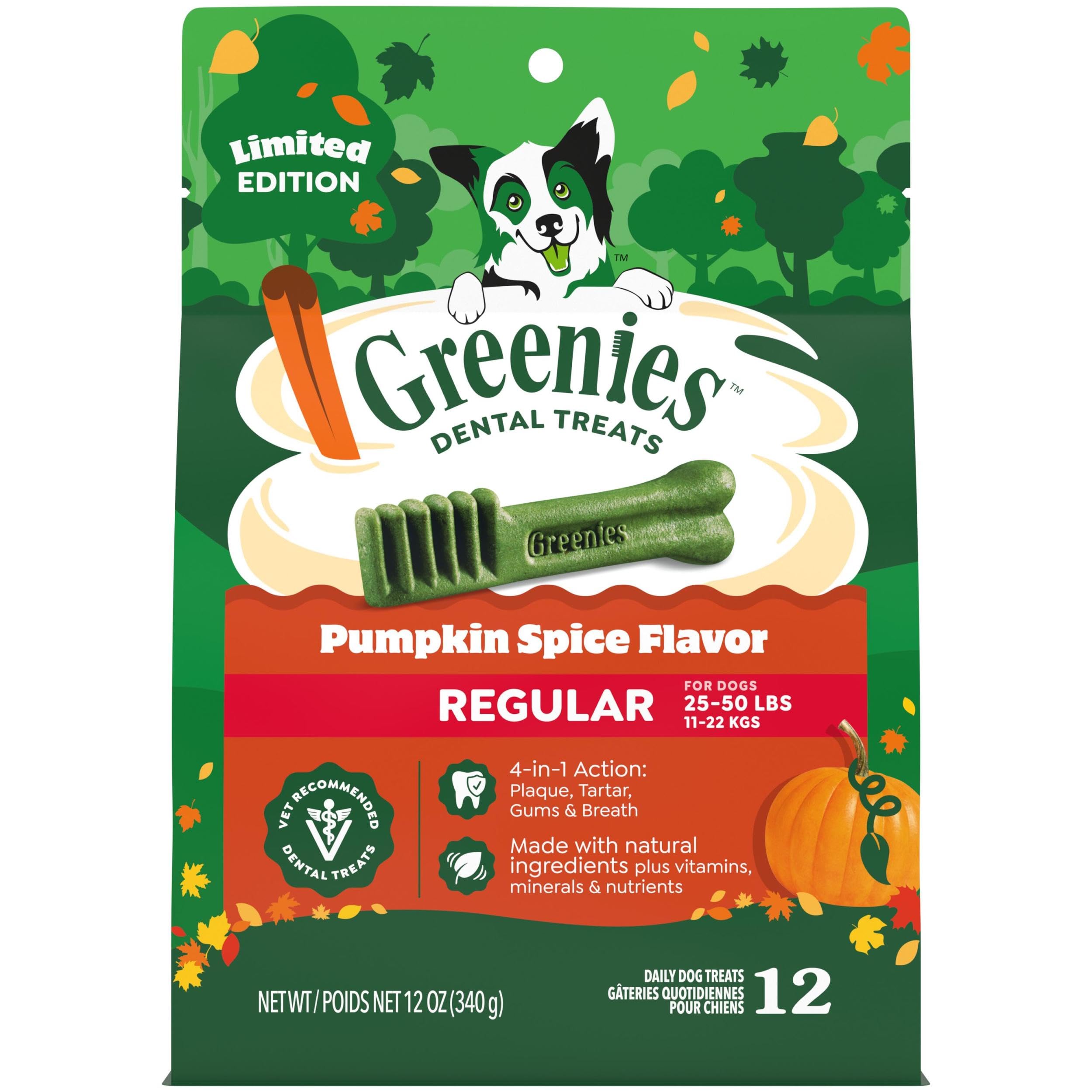 Greenies Pumpkin Spice Dental Treats