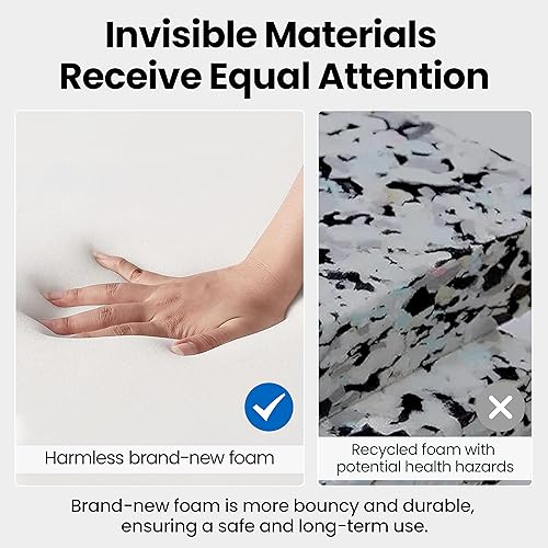 Miniatura 7 de Yaheetech Silla de tocador moderna, silla decorativa de tela Boucle, sillón de felpa Sherpa con respaldo alto y acolchado suave, silla casual