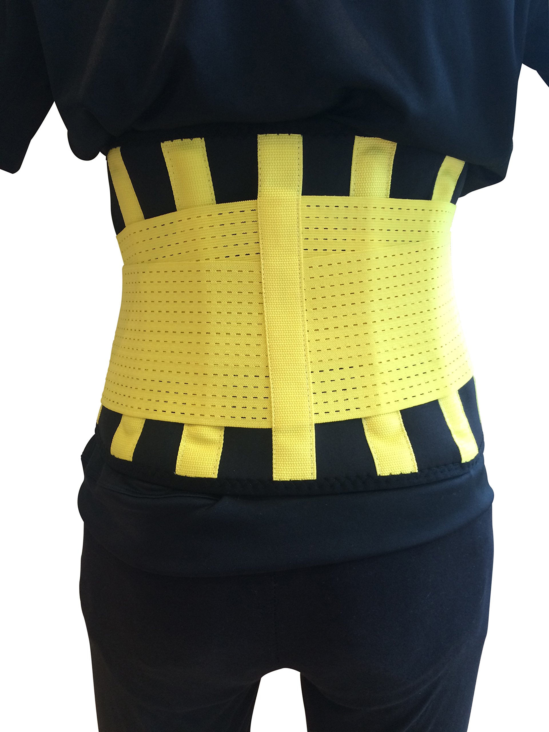 Back Support - FitMad® Breathable Lower Back Brace for All Sports - Lumbar Support for Correct Form, Injury Prevention & Pain Relief for Active People (22-27" Small)