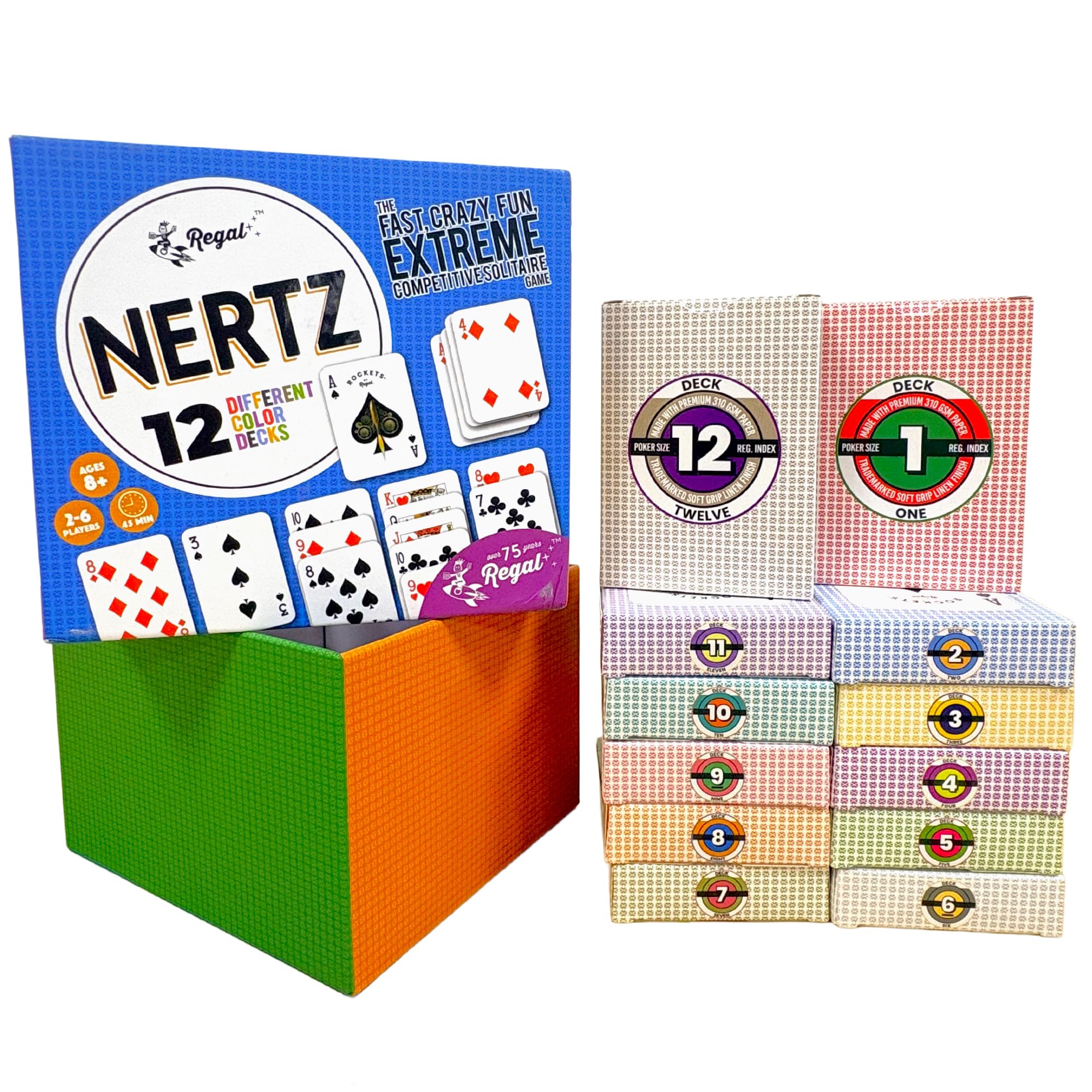 NORTHTAL NORTHFELL Playing Cards5種セット Amazon.com: Regal Games Nertz & Solitaire Playing Cards, 12 Multi