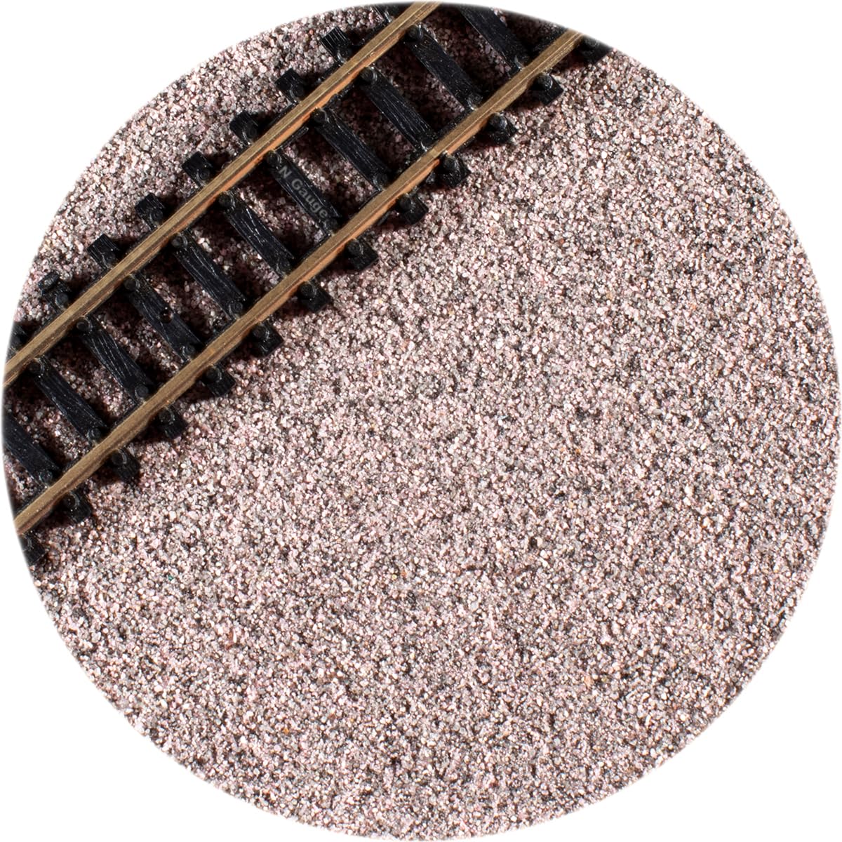 N Gauge Model Railway Track Ballast - Pink Grey | 100g | Model Railway Scenery Material