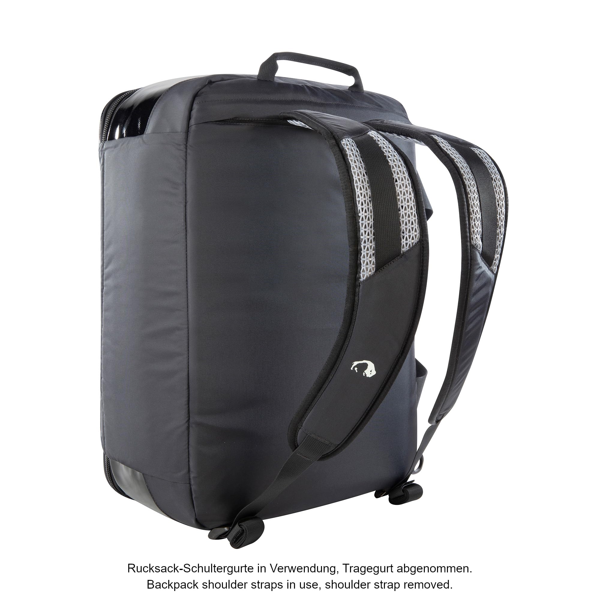 Tatonka Flight Barrel 35 l – wytrzymała torba podróżna z funkcją plecaka, odpowiednia do bagażu podręcznego samolotu, łącznie z paskiem na ramię, pojemność 35 litrów, czarny, 35 Liter, Torba podróżna