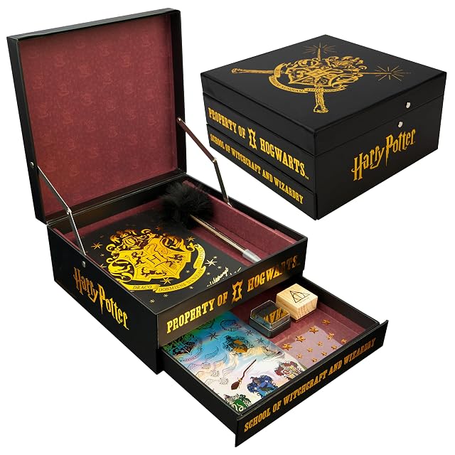 Harry Potter Scrapbooking Kit Manualidades Niños Papelería Kawaii Pegatinas Sellos Cuaderno Regalos…