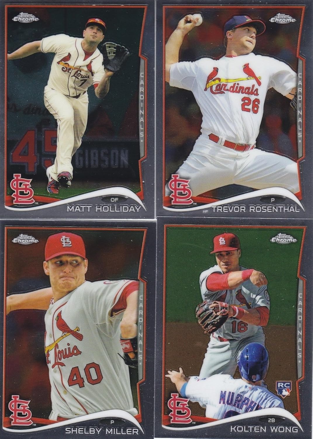 2014 Topps Chrome Baseball Card Set Complete M (Mint)