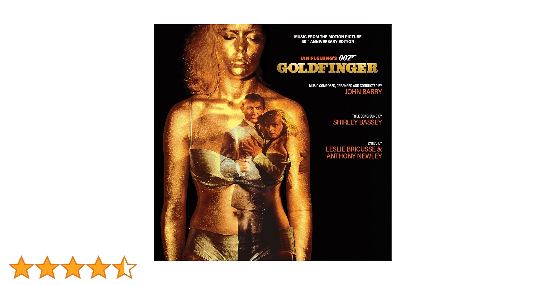 サントラCD「007 ゴールドフィンガー　60周年記念拡張盤」5000枚限定 サントラCD「007 ゴールドフィンガー 60周年記念拡張盤」5000枚限定