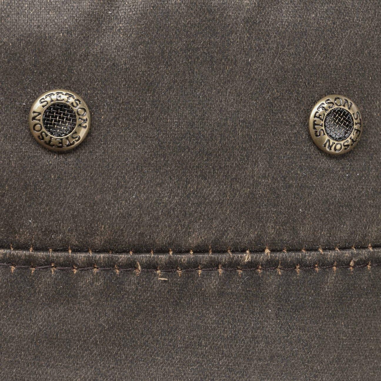 Stetson Datto Armycap Stoffcap Oilskin UV Schutz 40 Herren Sommer Winter