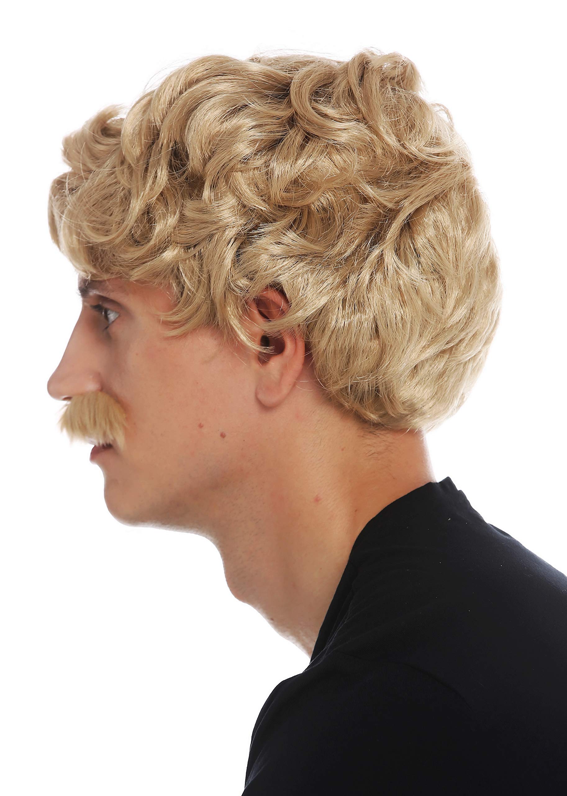 WIG ME UP - Parrucca Donna Carnevale Biondo Ricci Star dei Film Anni 50