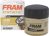 FRAM Ultra Synthetic XG10060P Oil Filter - 20,000 Mile Protection, 99%+ Efficiency for Synthetic Oil Changes & Engine Longevity