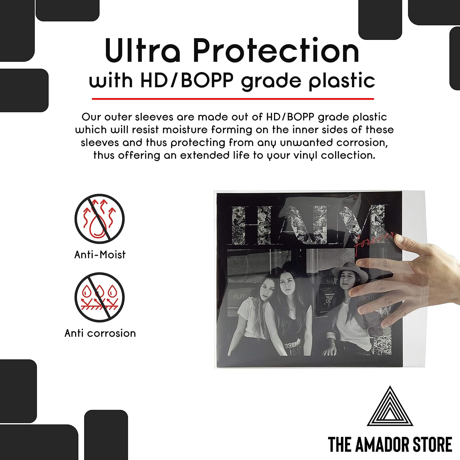 Hоttеѕt Sаlе The Amador’s Store Vinyl Record Outer Sleeve 100pcs - Clear Plastic Protective LP Outer Sleeves – Made of Premium Polyethylene - Outer Resealable Sleeves for Storing Records and Albums Exсluѕіvе Sресіаl The Amador’s Store Vinyl Record Outer Sleeve 100pcs - Clear Plastic Protective LP Outer Sleeves – Made of Premium Polyethylene - Outer Resealable Sleeves for Storing Records and Albums