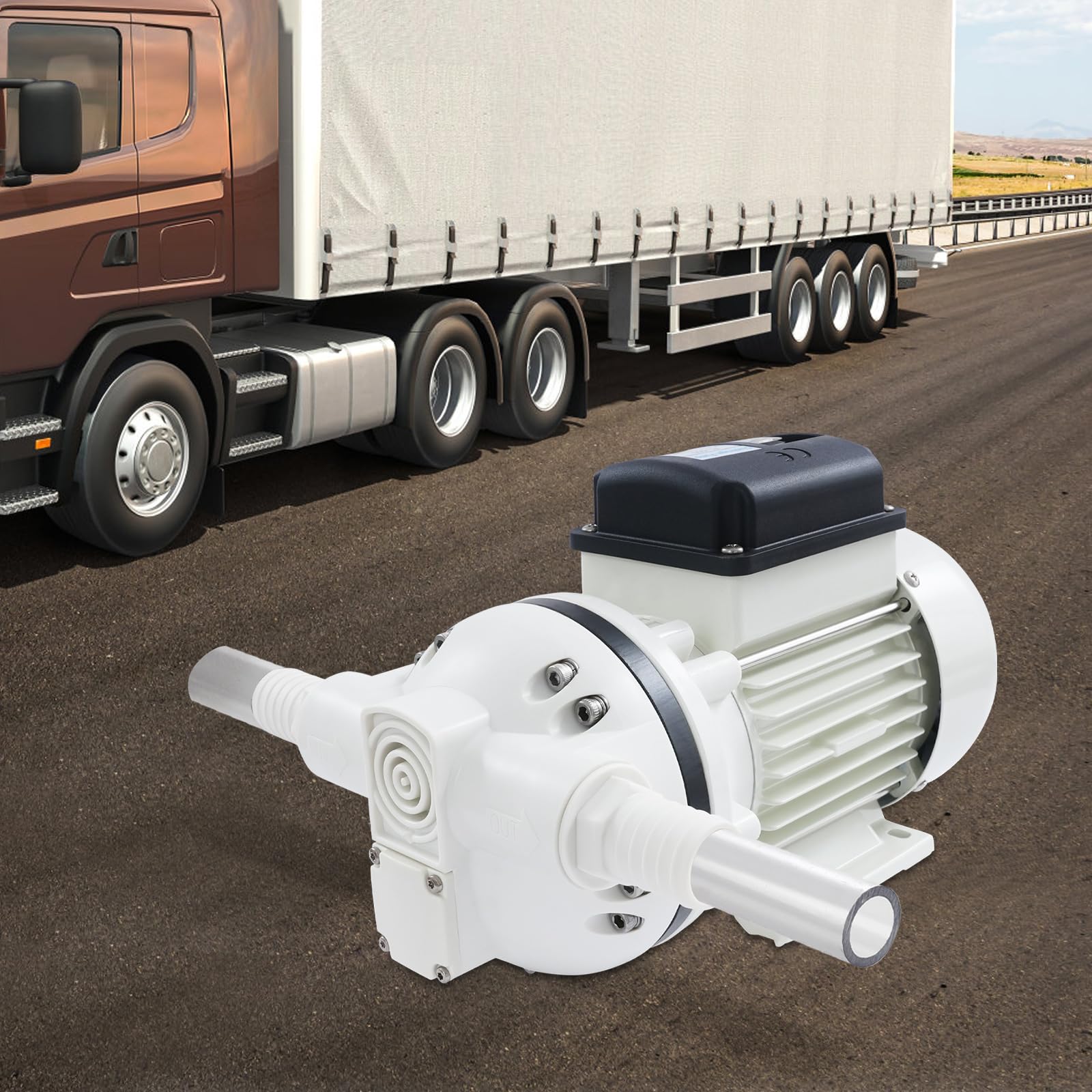 Bomba de diafragma eléctrica, bomba de agua a presión de 330 W muy silenciosa con 0-40L/min de alto caudal, 500 cm de altura de extracción para electricidad, protección del medio ambiente urbano