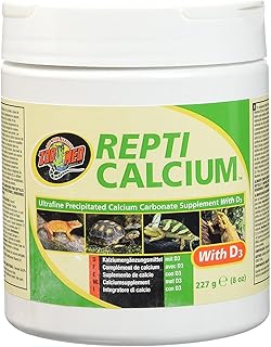 Zoo Med Reptile Calcium with Vitamin D3, 8-Ounce