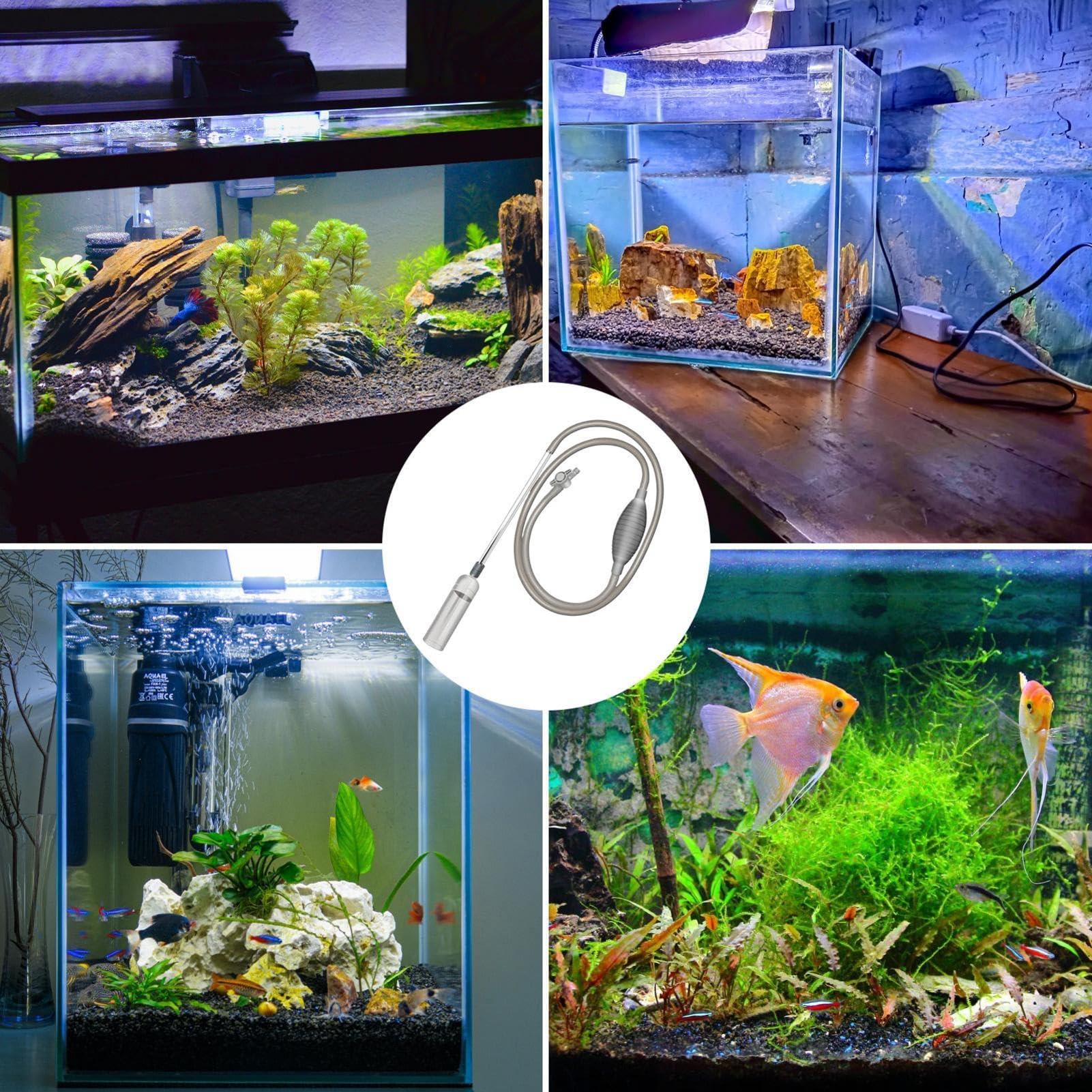 Amazon.co.jp: BXSKRES(なか) 小型水族館砂利クリーナー | クリーナー