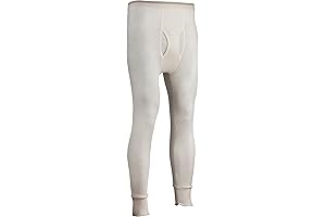 Men's Waffle Knit Tall Thermal Underwear Pants for Chilly Days