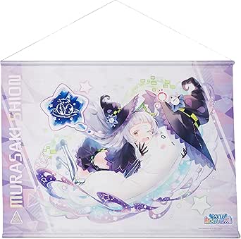 "Rakugaki Kingdom" x "Holo Live" B2 Tapestry Murasaki Shion