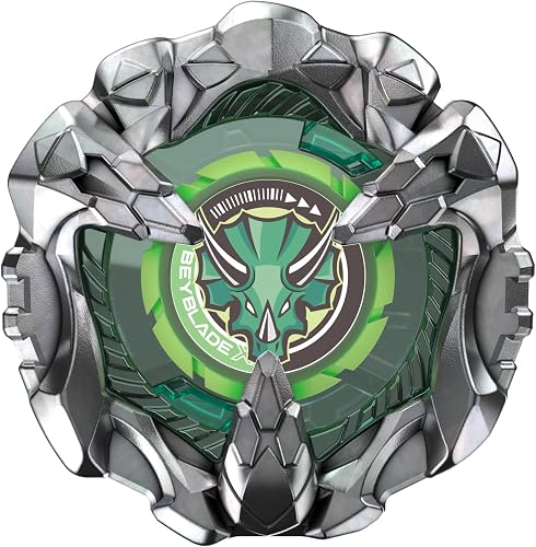 Beyblade X Ridge Triceratops 9-80GN Booster Pack Set with Takara Tomy Defense Type Top - 2