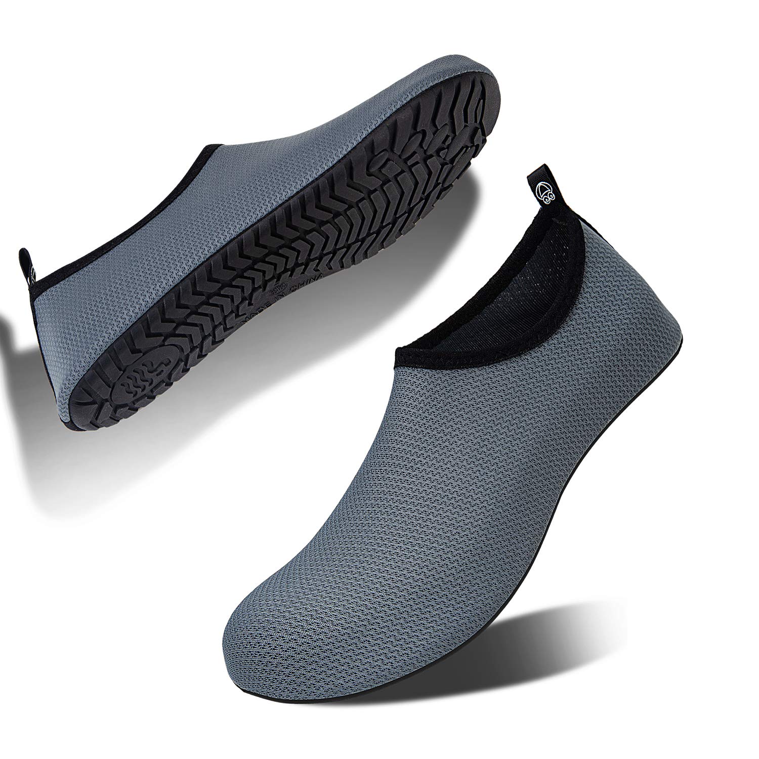 HMIYA Aqua Socks Beach Water Shoes Barefoot Yoga Socks Quick-Dry Surf Swim Shoes for Women Men