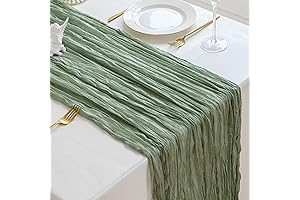 Décor Your Table Naturally with Our Natural Cheesecloth Table Runner!