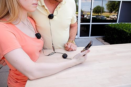 Miniatura 7 de ReTrack ETPRSPLIT - Cable divisor de audio retráctil Premier de 5 pies con controles de volumen, color negro y plateado